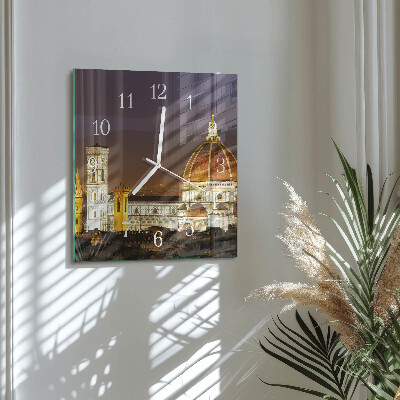 Vierkante glazen klok Basiliek