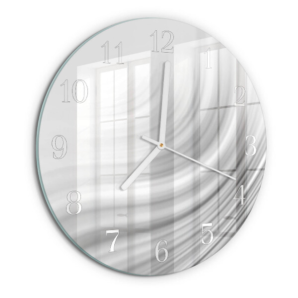 Ronde glazen klok Abstractie