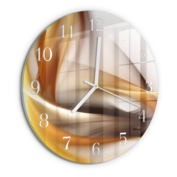 Ronde glazen klok Abstractie