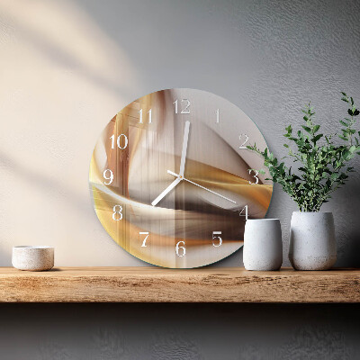 Ronde glazen klok Abstractie