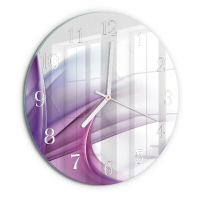 Ronde glazen klok Abstractie