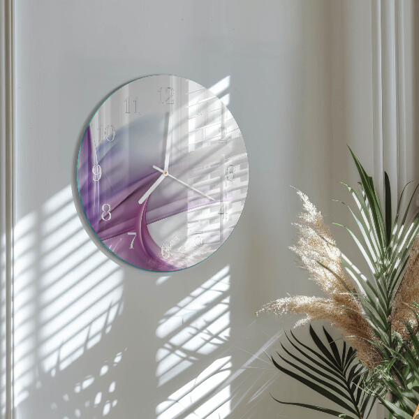 Ronde glazen klok Abstractie