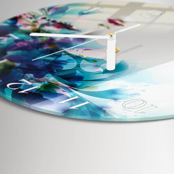 Ronde glazen klok Abstractie