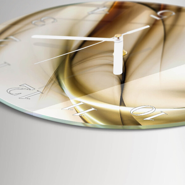 Ronde glazen klok Abstractie