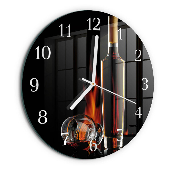 Ronde glazen klok Alcohol