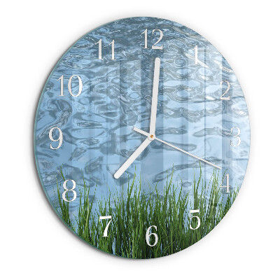 Ronde glazen klok Graswater