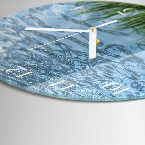 Ronde glazen klok Graswater