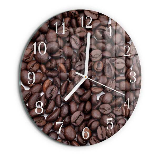 Ronde glazen klok Koffiebonen