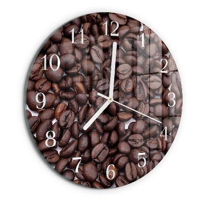 Ronde glazen klok Koffiebonen