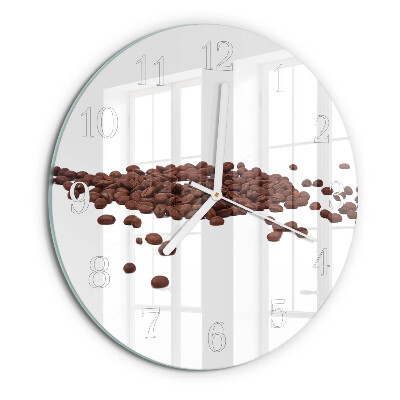 Ronde glazen klok Koffiebonen