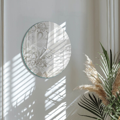 Ronde glazen klok Bloemkunst