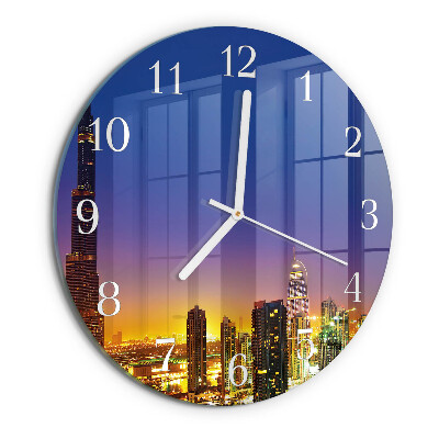 Ronde glazen klok Horizon Dubai