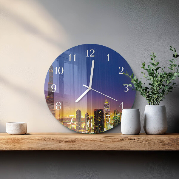 Ronde glazen klok Horizon Dubai