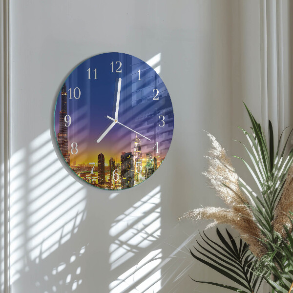 Ronde glazen klok Horizon Dubai