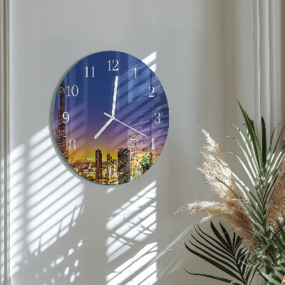 Ronde glazen klok Horizon Dubai