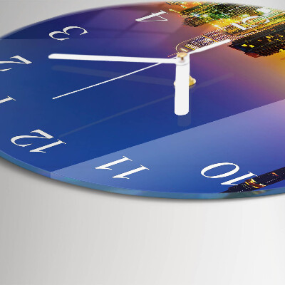 Ronde glazen klok Horizon Dubai