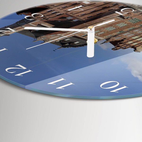Ronde glazen klok Gdansk