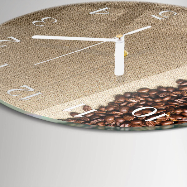 Ronde glazen klok Koffiebonen