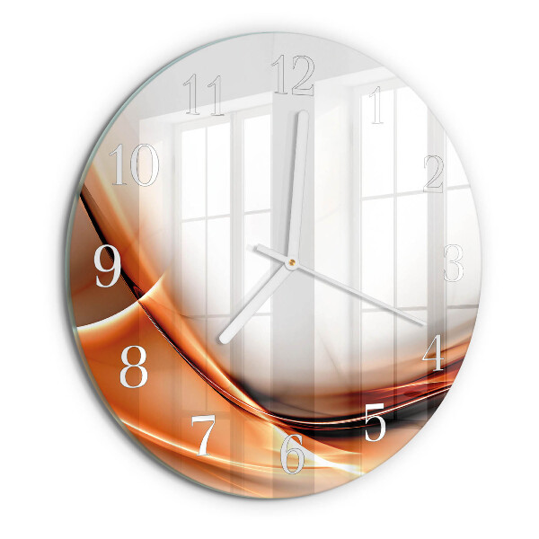 Ronde glazen klok Abstractie