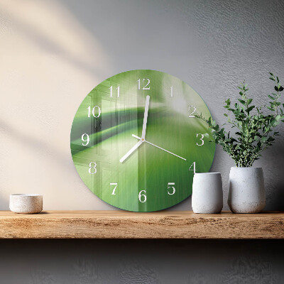 Ronde glazen klok Abstractie