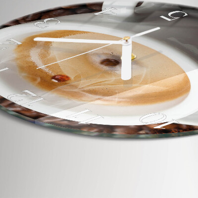 Ronde glazen klok Kopje koffie
