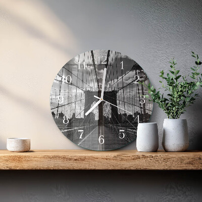 Ronde glazen klok Brug