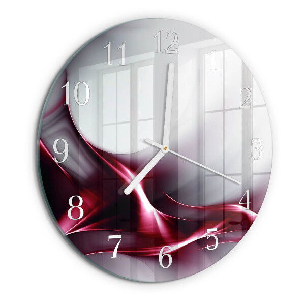 Ronde glazen klok Abstractie