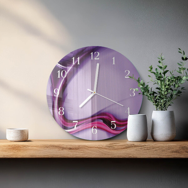 Ronde glazen klok Abstractie
