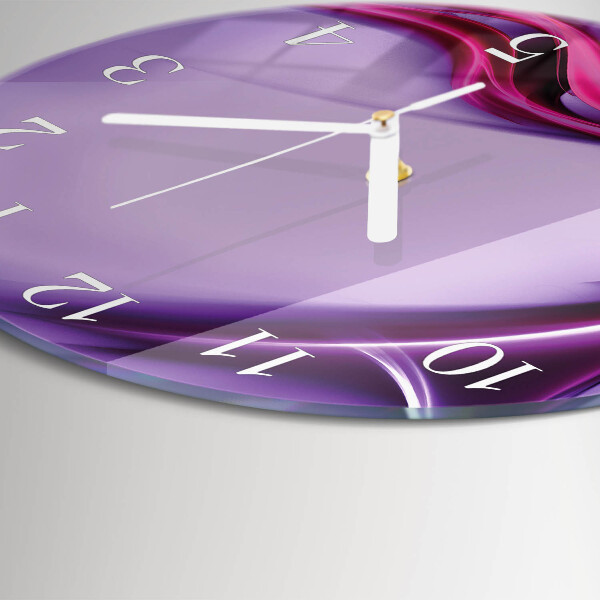 Ronde glazen klok Abstractie