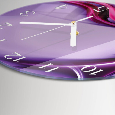 Ronde glazen klok Abstractie