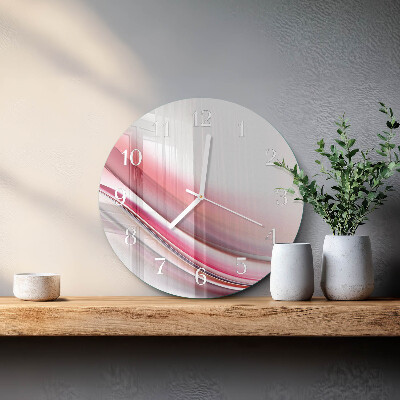 Ronde glazen klok Abstractie