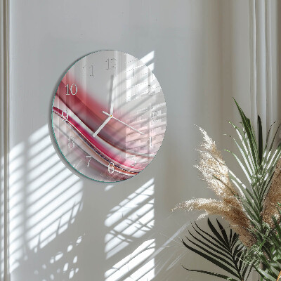 Ronde glazen klok Abstractie