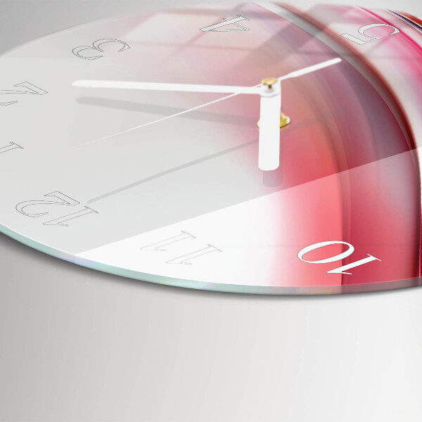 Ronde glazen klok Abstractie