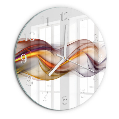 Ronde glazen klok Abstractie