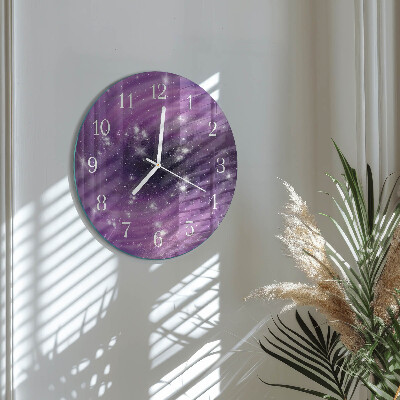 Ronde glazen klok Abstractie