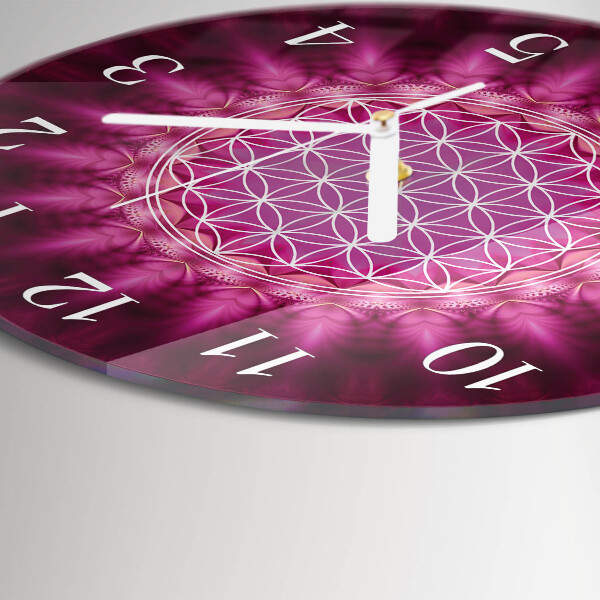 Ronde glazen klok Abstractie