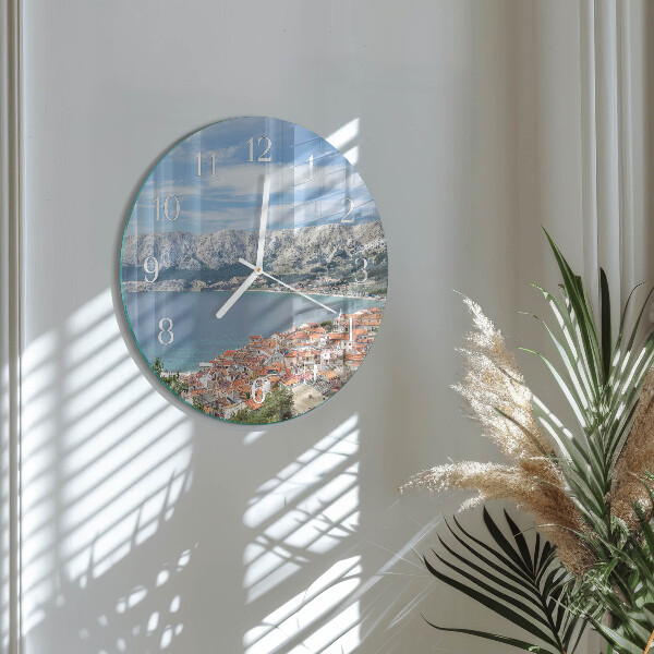 Ronde glazen klok Baai