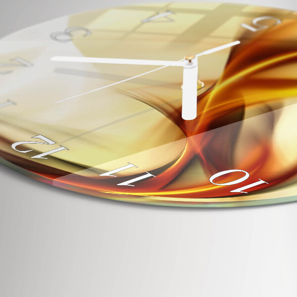 Ronde glazen klok Abstractie