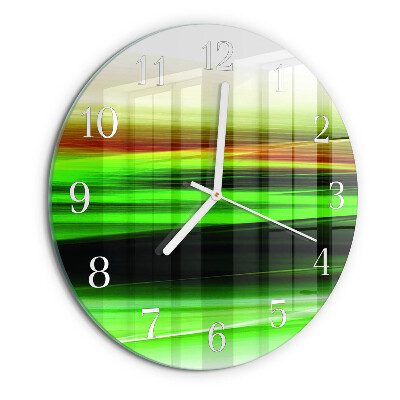 Ronde glazen klok Abstractie