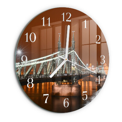 Ronde glazen klok Brug