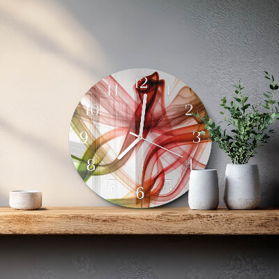 Ronde glazen klok Abstractie