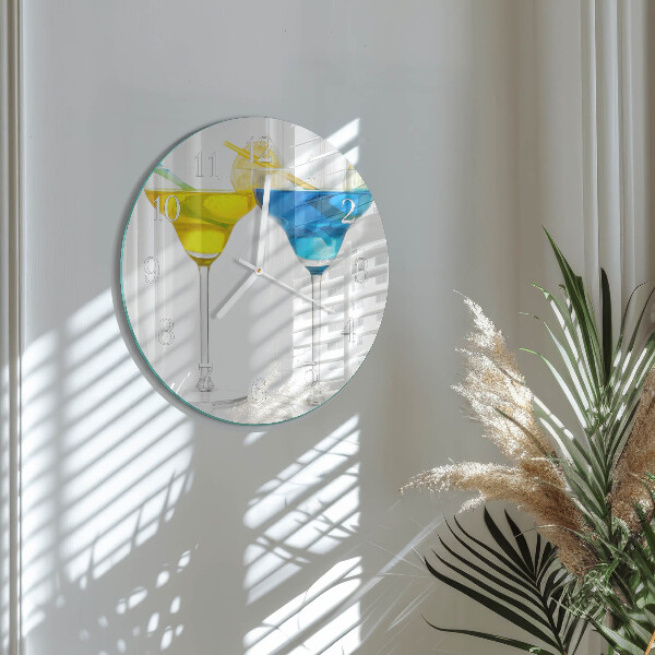 Ronde glazen klok Cocktail