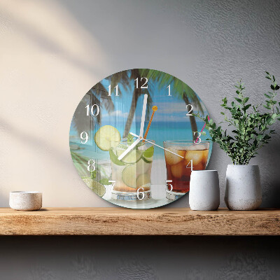 Ronde glazen klok Cocktail