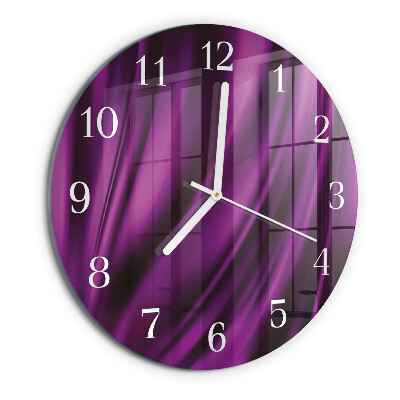 Ronde glazen klok Abstractie