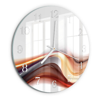 Ronde glazen klok Abstractie