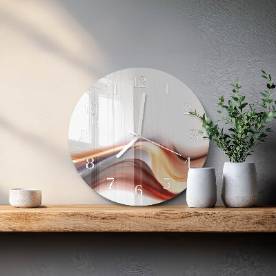 Ronde glazen klok Abstractie