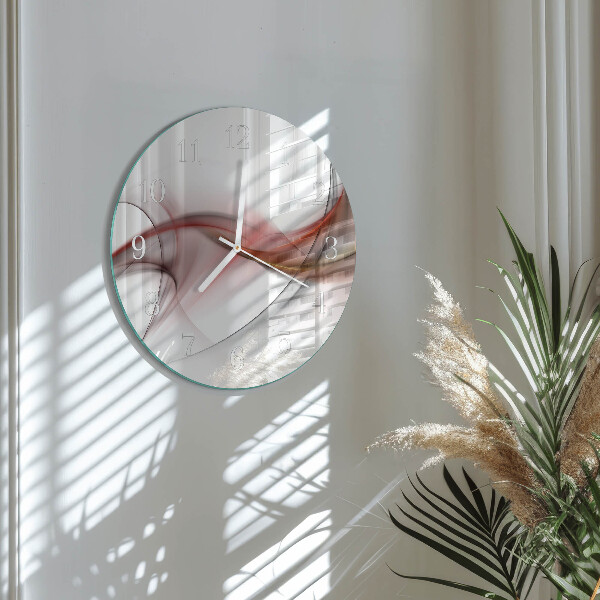 Ronde glazen klok Abstractie