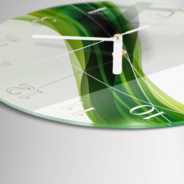 Ronde glazen klok Abstractie