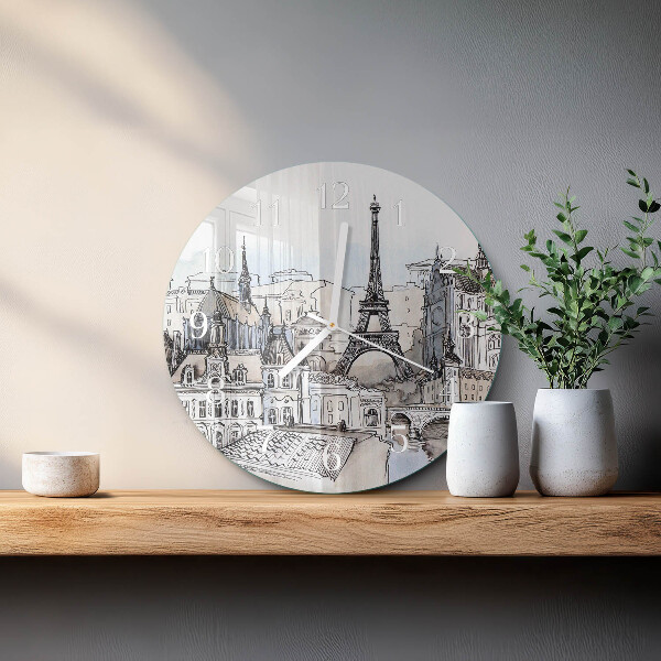 Ronde glazen klok Monumenten