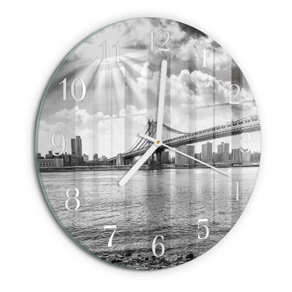 Ronde glazen klok Brug
